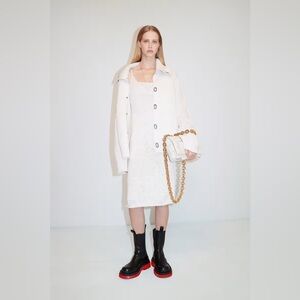 Bottega Veneta Pre FW20 Ivory Knit Cardigan
